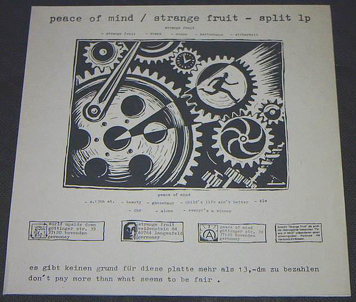 Peace Of Mind / Strange Fruit ‎– Split LP