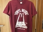 Koszulka T-shirt - vinylmusic (burgundy)