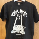 Koszulka T-shirt - vinylmusic (black)