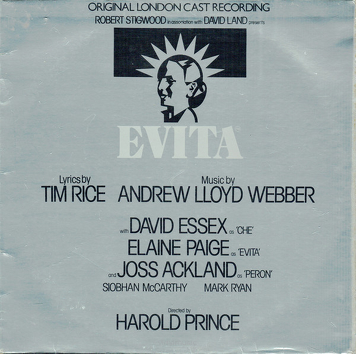 Tim Rice Andrew Lloyd Webber ‎– Evita (Original London Cast Recording)