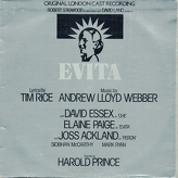 Tim Rice Andrew Lloyd Webber ‎– Evita (Original London Cast Recording)