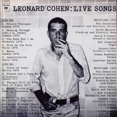 Leonard Cohen ‎– Live Songs